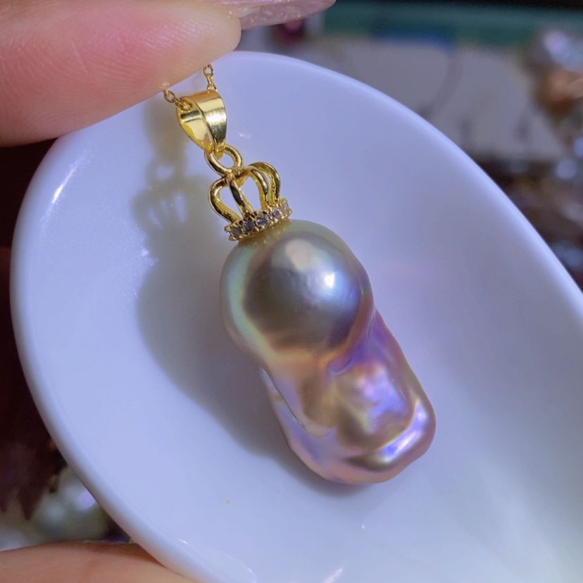 【闪购商品】淡水珍珠天然淡水珍珠合金