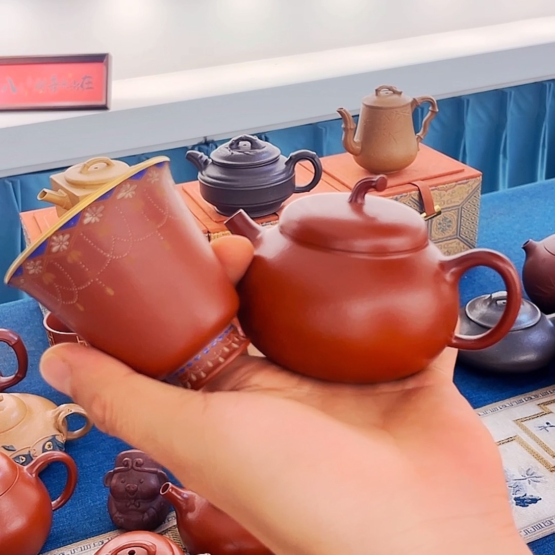 鼎***肱茶宠紫砂紫砂壶一壶一杯