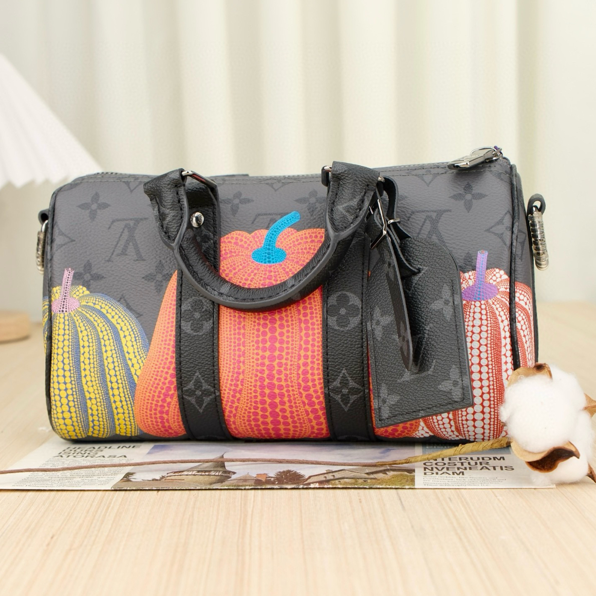 未使用 LouisVuitton/路易威登 8528 LV 草间弥生联名 彩色胸针