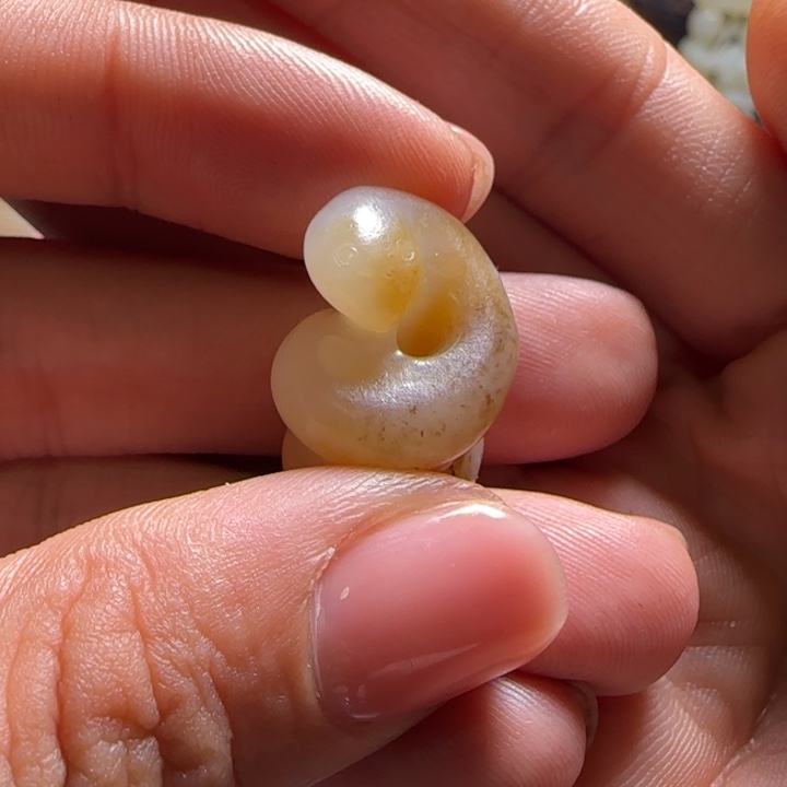 和田玉未镶嵌挂件泓**文