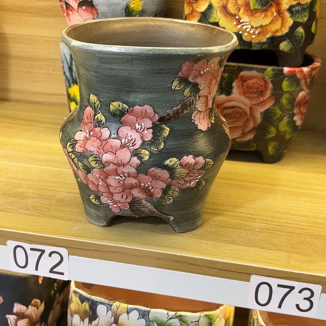 景德镇炫彩手绘口12.5高15