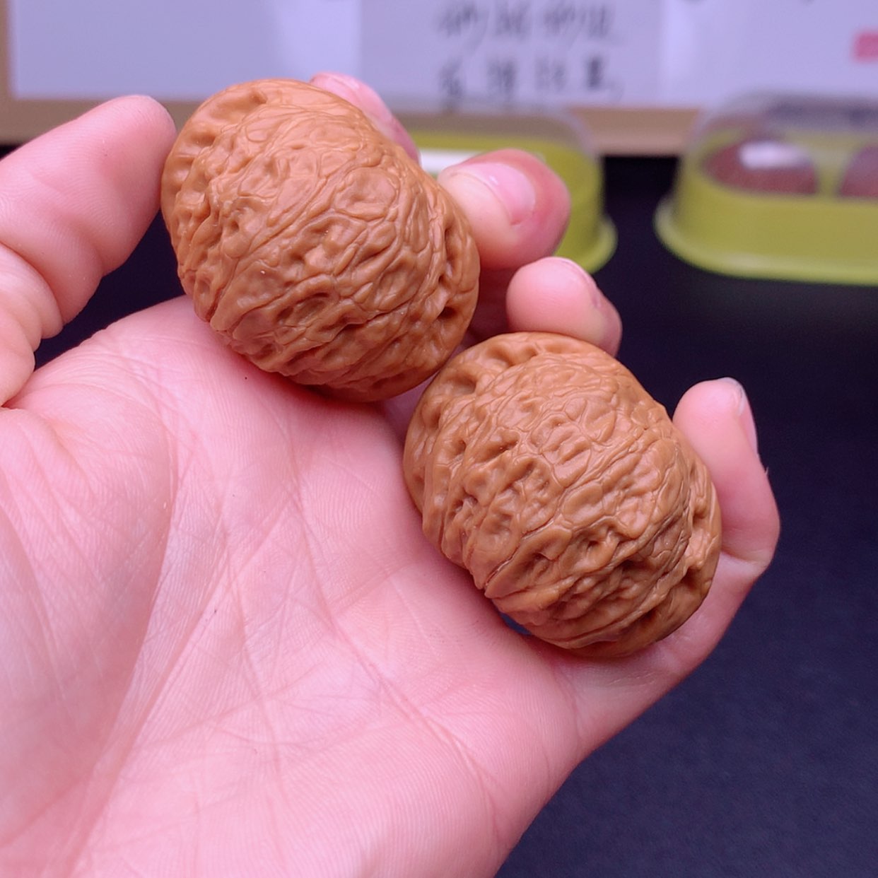 【闪购商品】文玩核桃把件铁锤41➕微修