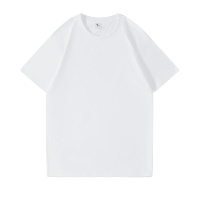 /兔兔精选/创意圆领T恤纯白印花夏季简约美式拍1发5
