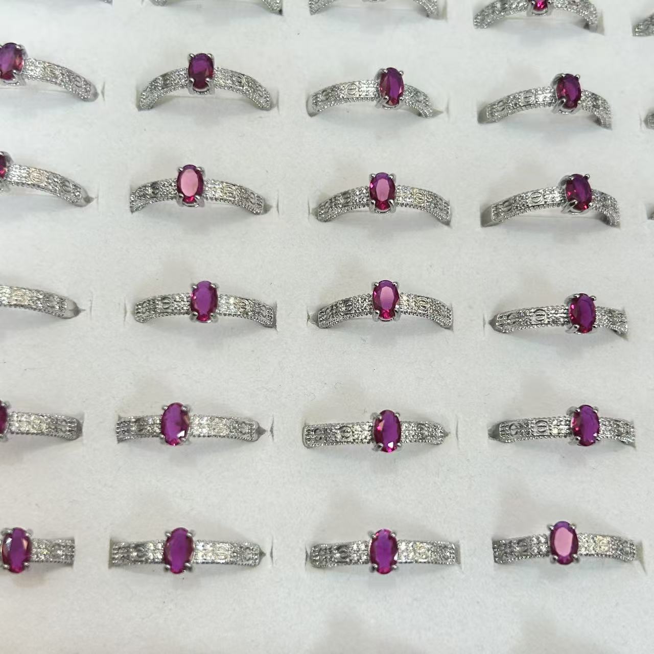 培育红宝石红宝石蛋面戒指（多样性发一件）