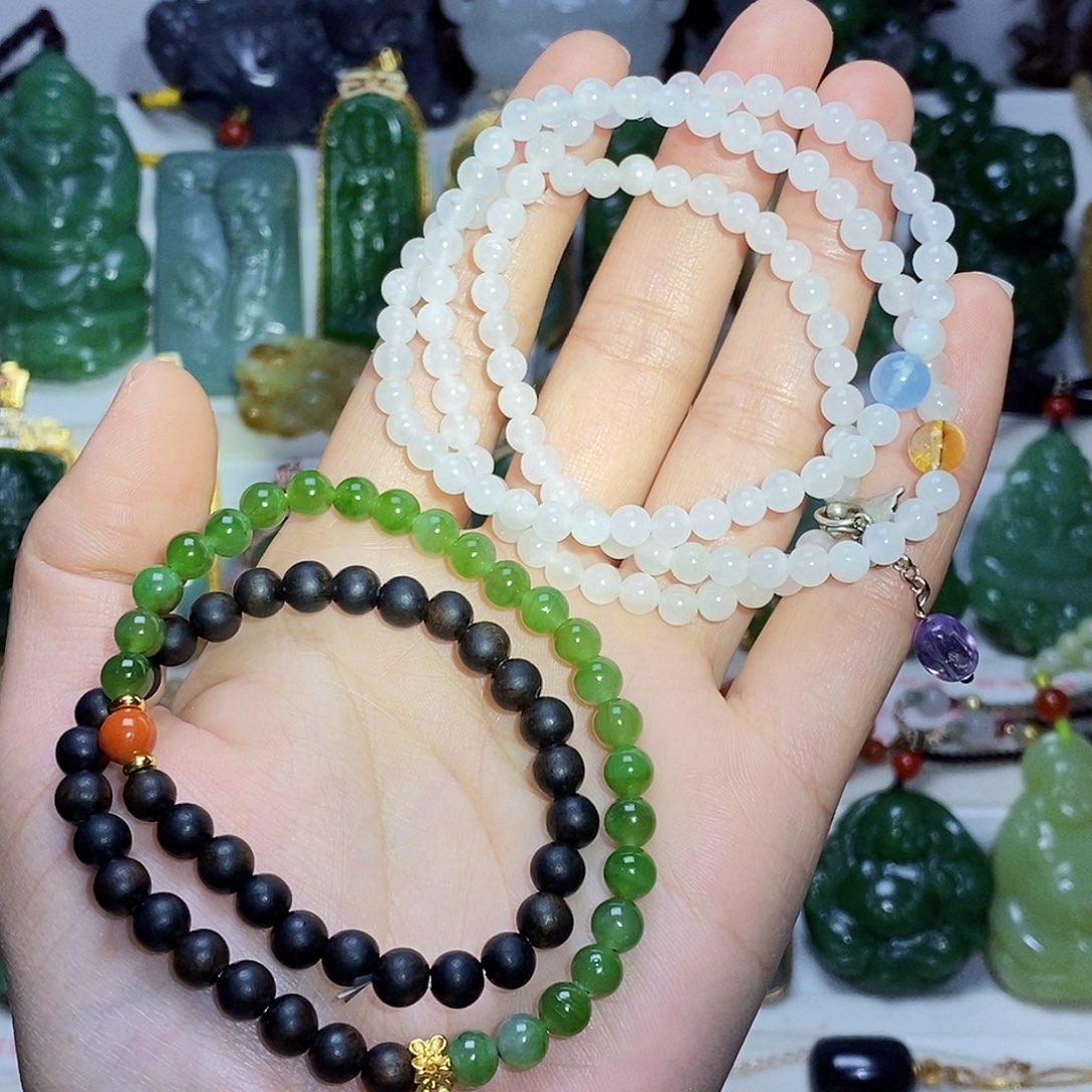 和田玉（碧玉）未镶嵌手饰