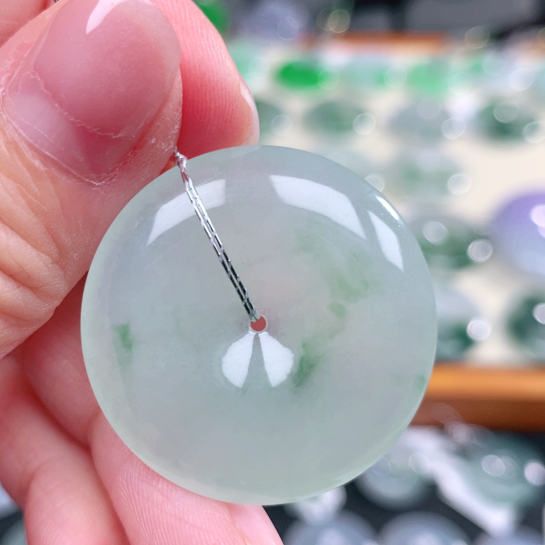 翡翠未镶嵌颈饰天然缅甸翡翠a货31-5.8