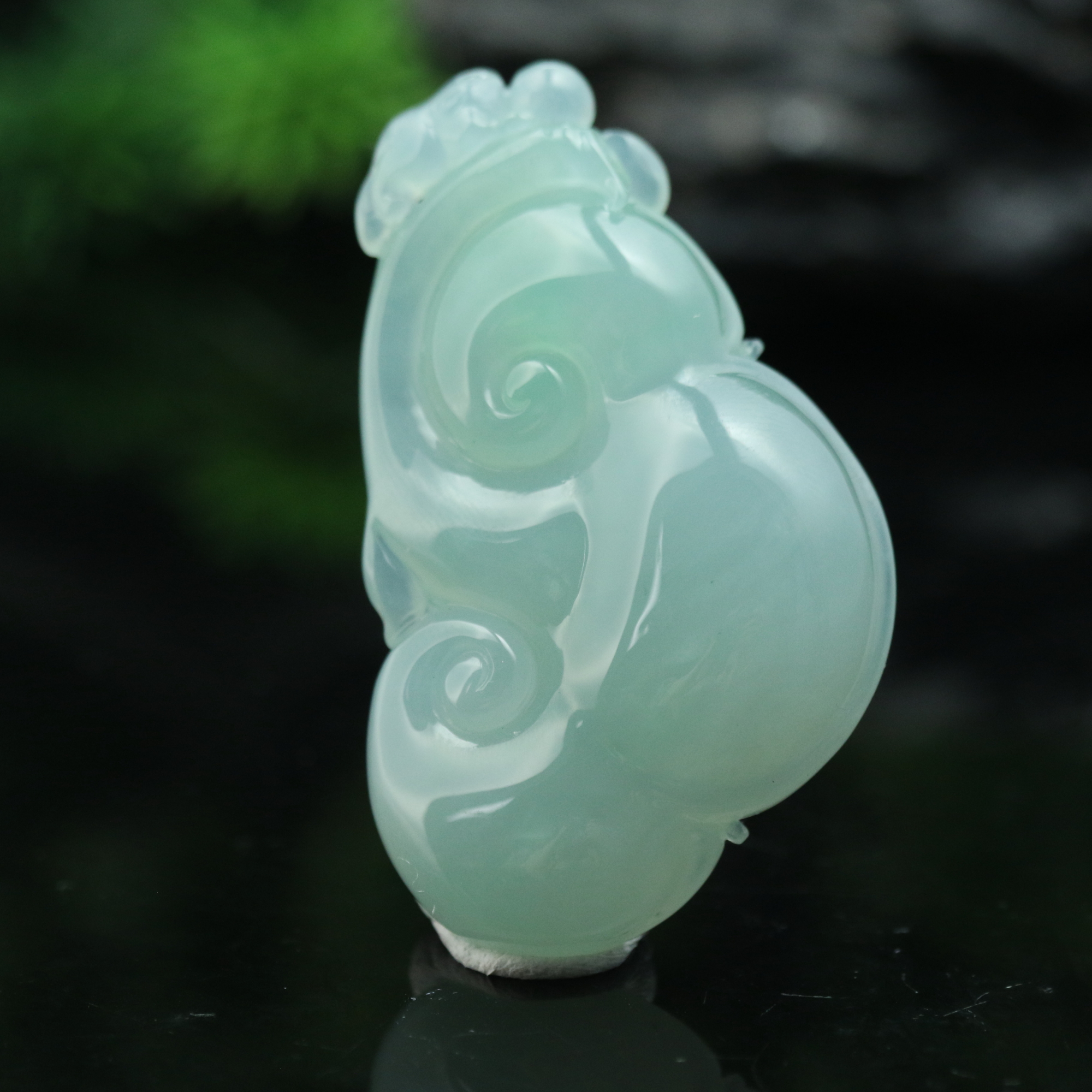 22天然缅甸翡翠A货如意/300084/上海嘉禾拍卖