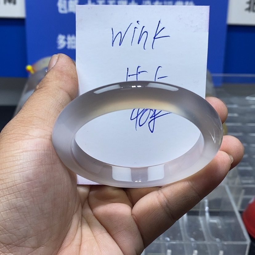 【闪购商品】玛瑙/玉髓手镯未镶嵌W***！