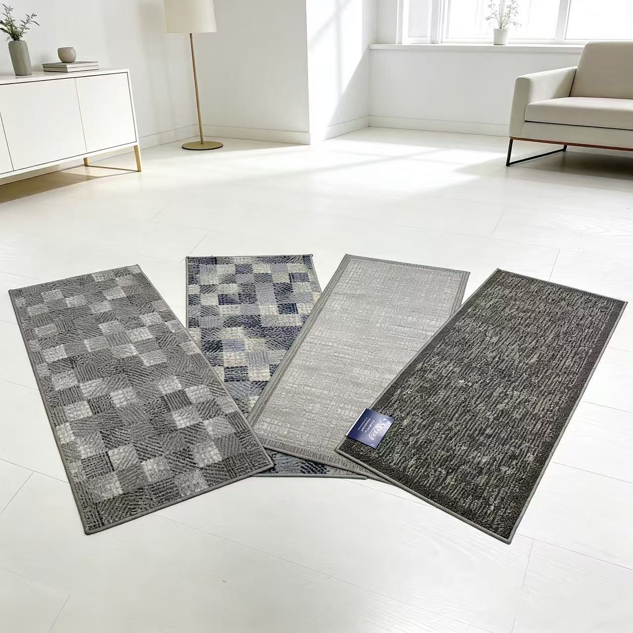 【瑕疵孤品处理】比利时圈绒厨房地垫床边毯吸水吸油防滑-YM随机发