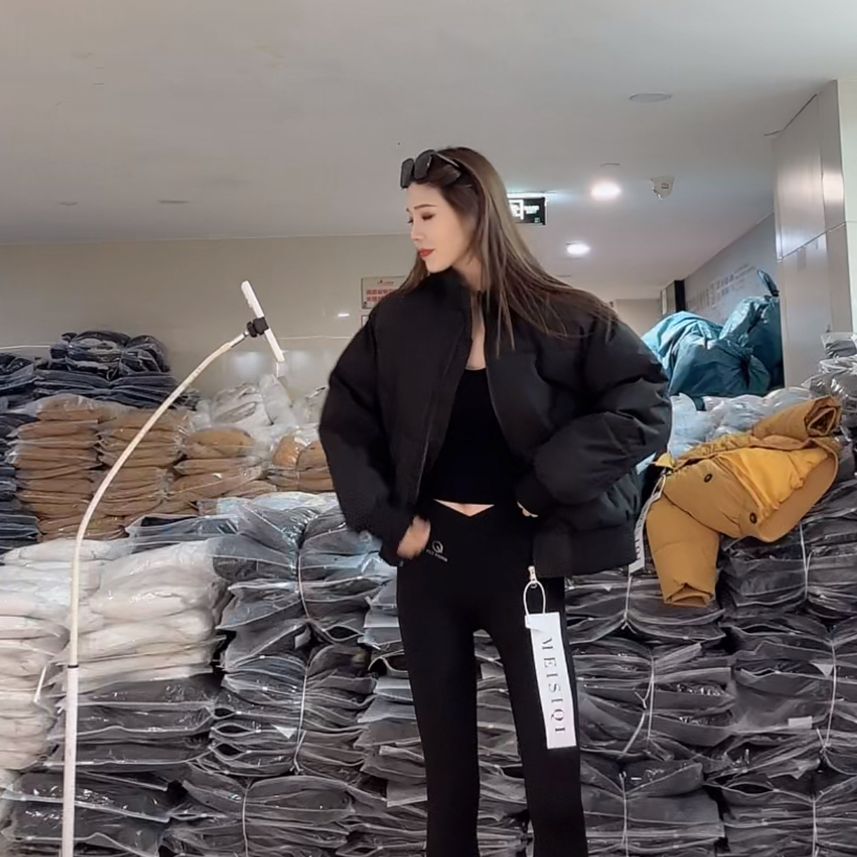 【柒汐】推荐冬季美式立领棉服外套9656