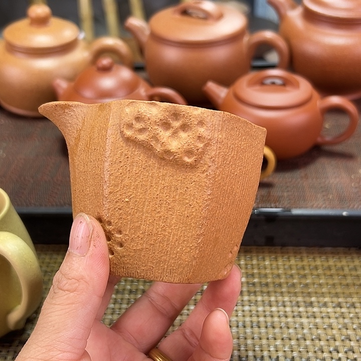 ****座茶壶紫砂公道杯200
