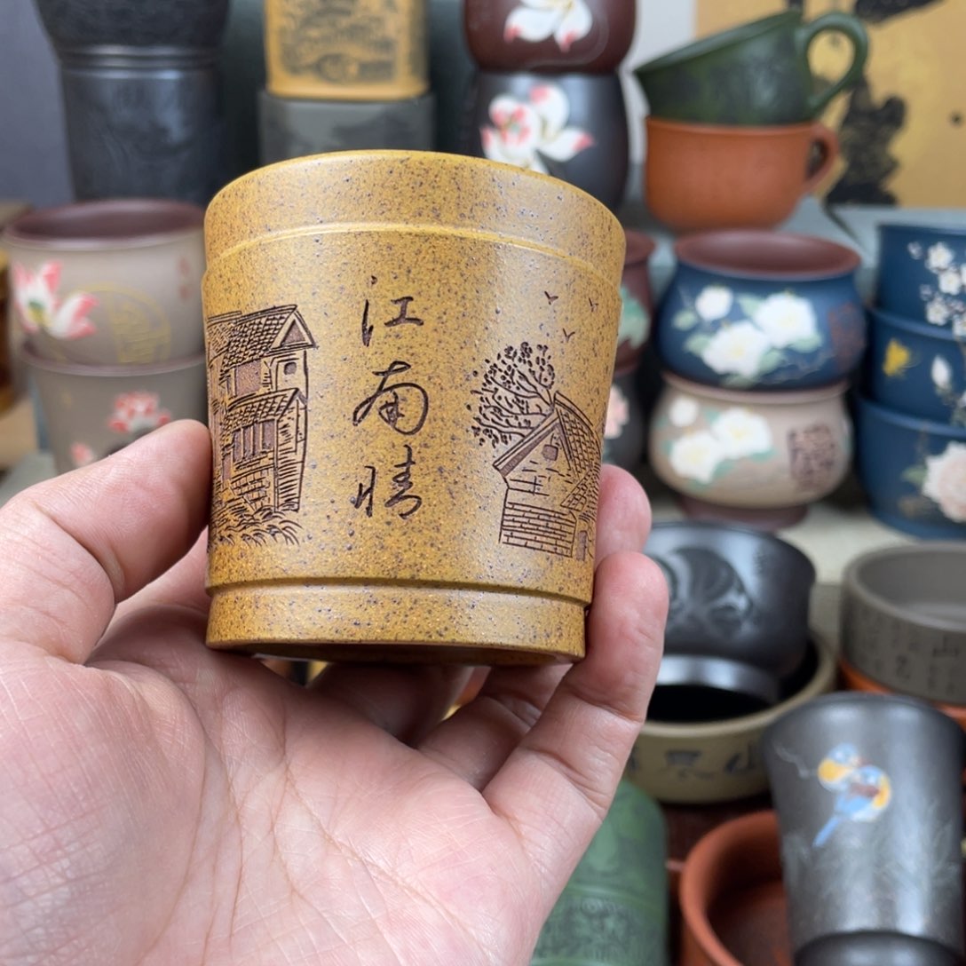 紫砂茶杯紫砂茶杯