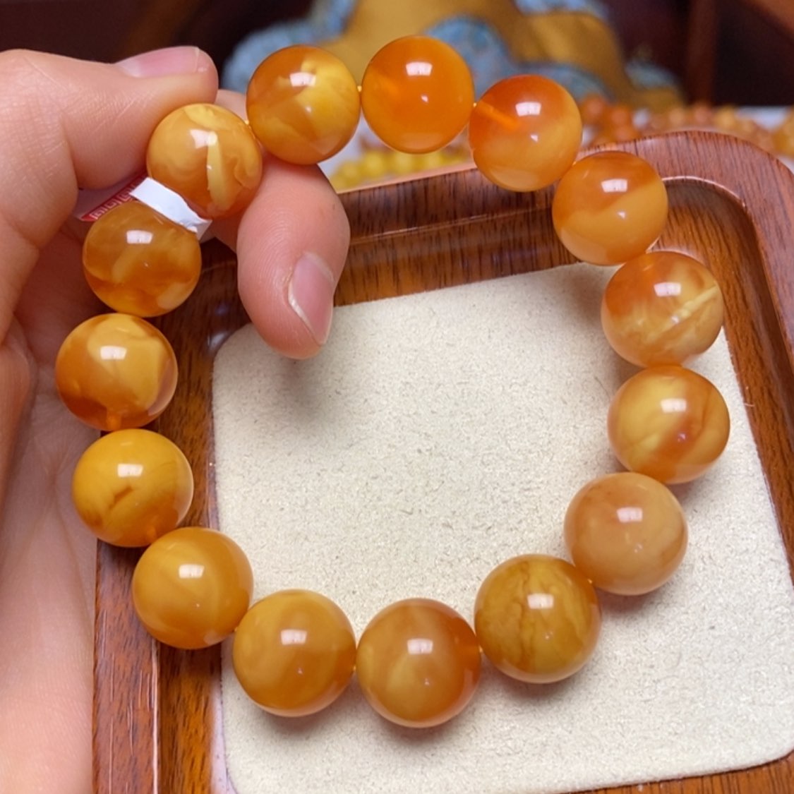 【闪购商品】蜜蜡手链未镶嵌手串