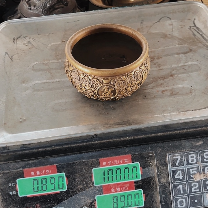 用****3铜器铜工艺品铜摆件