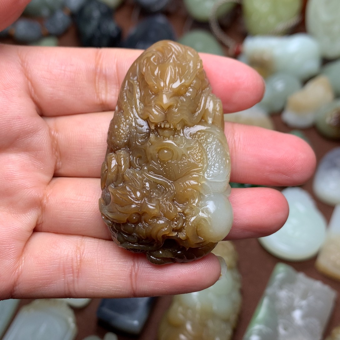 和田玉挂件未镶嵌