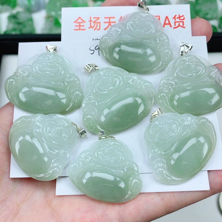 翡翠挂件银S925镶嵌多样性发其1