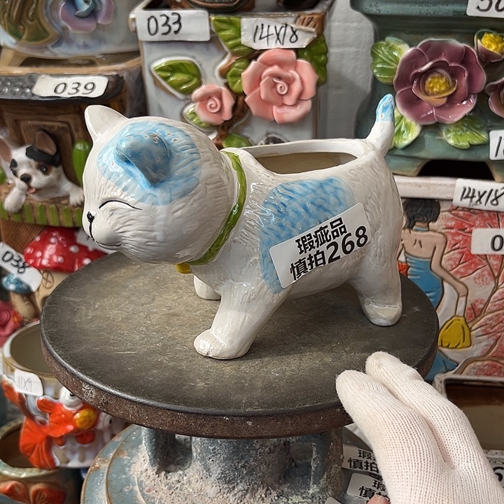 粗陶材质多肉花盆