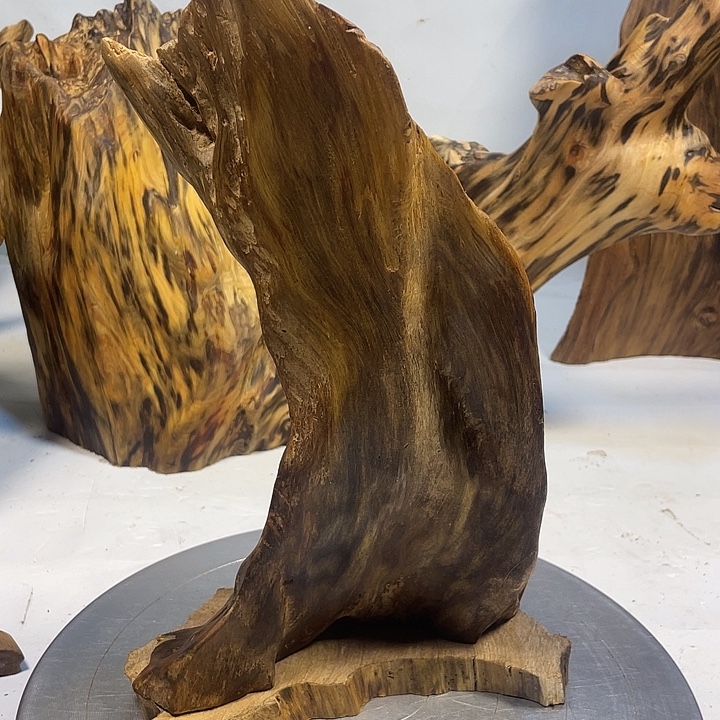 紫***来木直播间一物一拍2件摆件