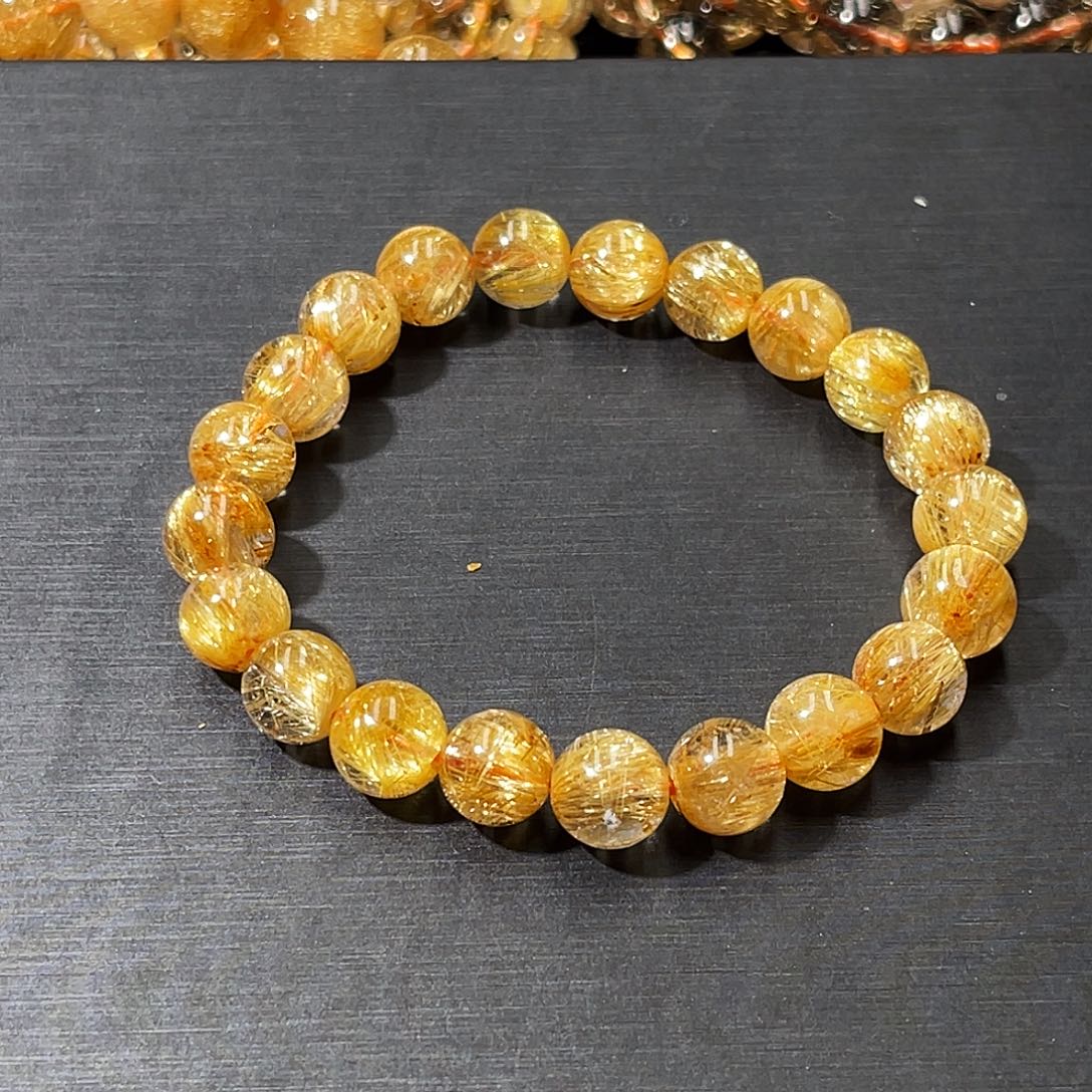 用***1水晶未镶嵌手串钛晶