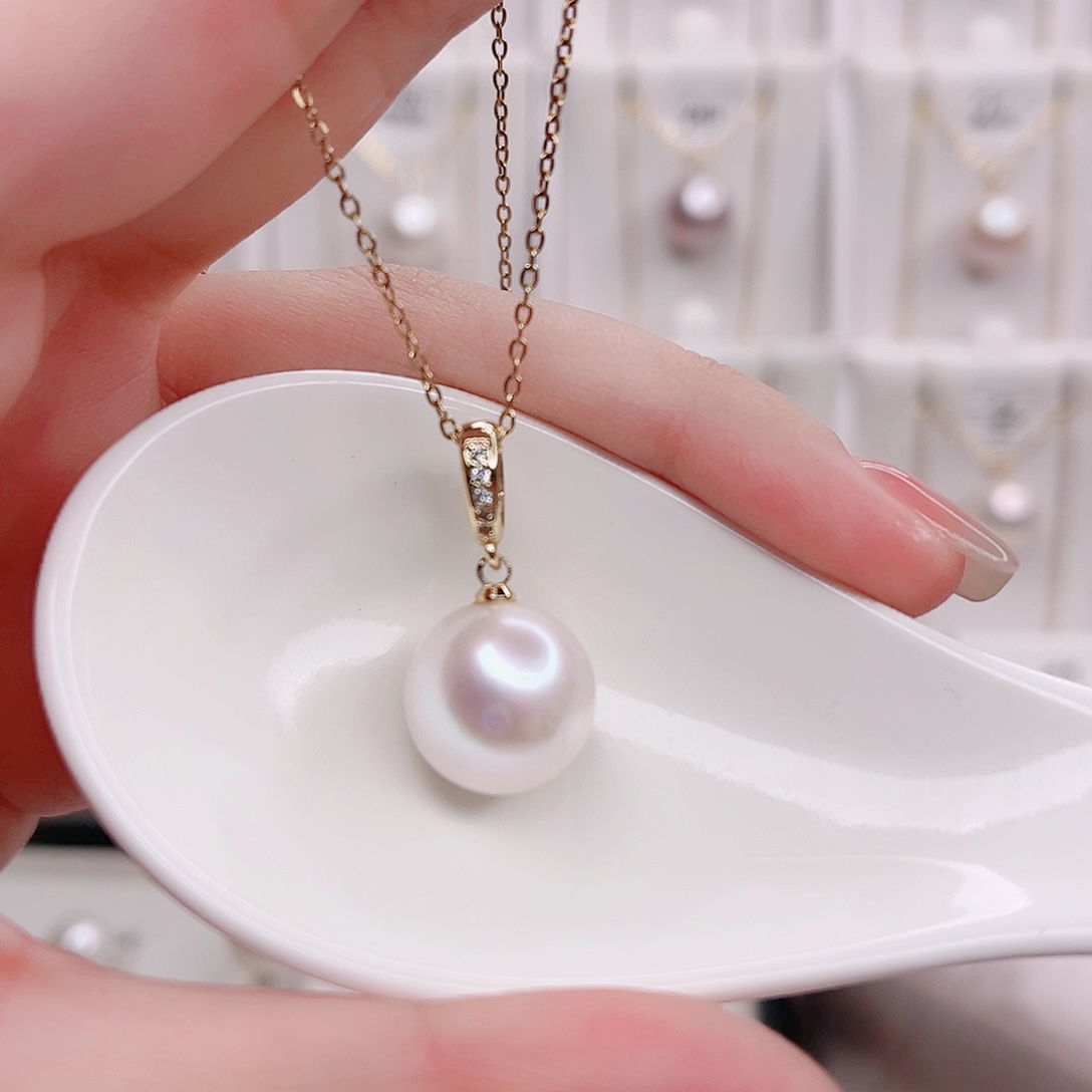 未镶嵌淡水珍珠吊坠(赠链)