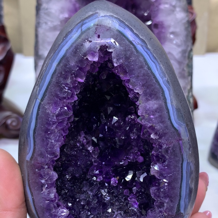 紫晶1未镶嵌225恐龙蛋