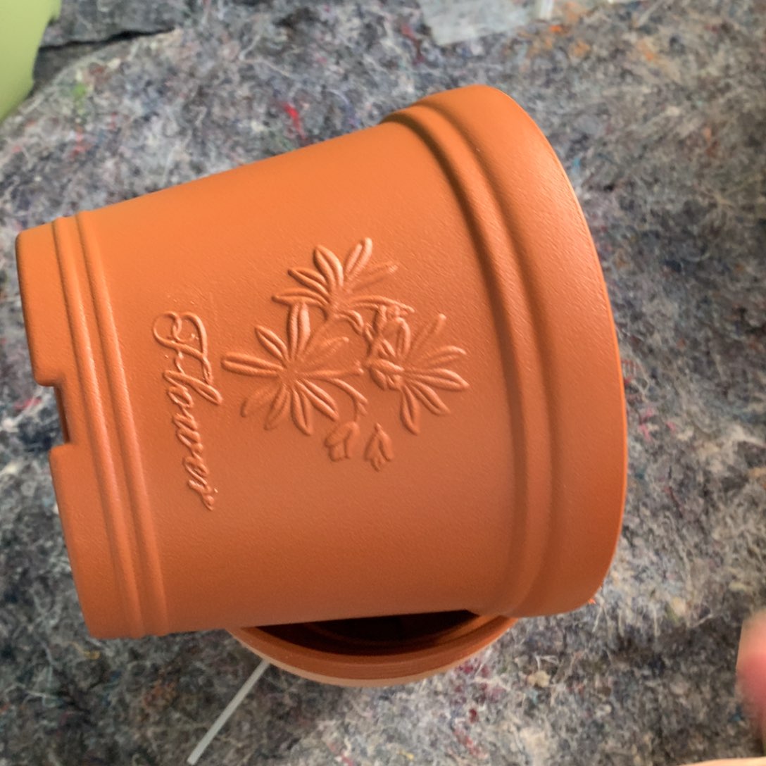 红陶简*16口陶红无托3个