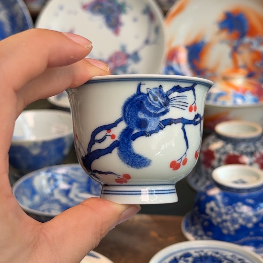 纯手工手绘陶瓷茶具