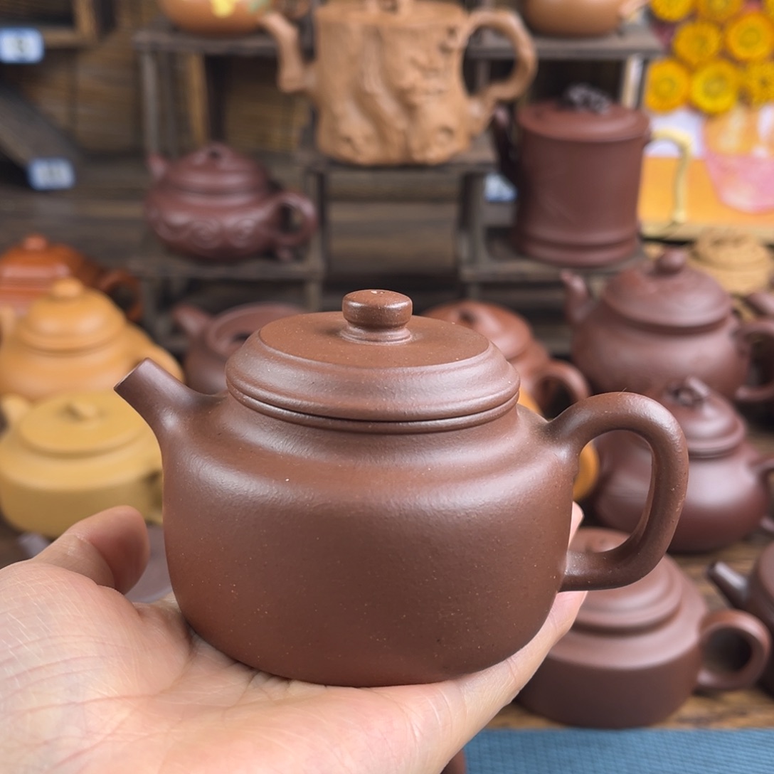 用***你茶壶紫砂手工制作工艺精湛