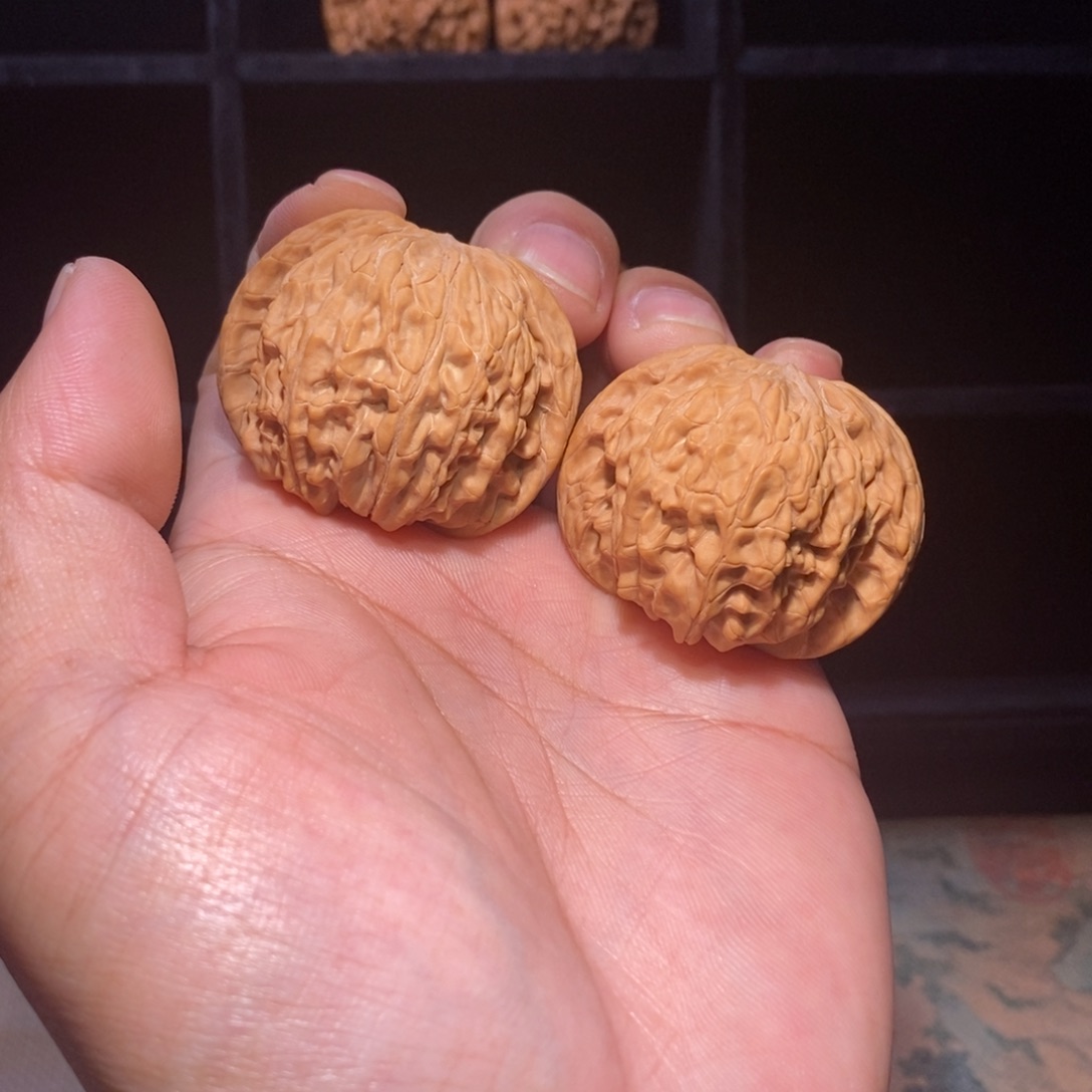 把件文玩核桃全品43山地正磨