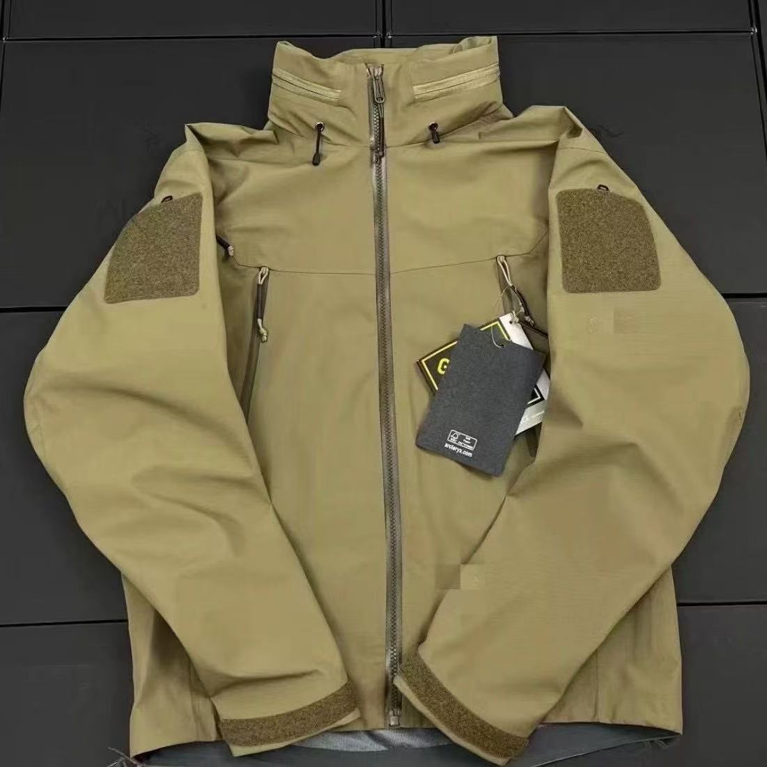 高版本 《军鸟 系列》  硬壳冲锋衣三层压胶休闲防水防风耐磨