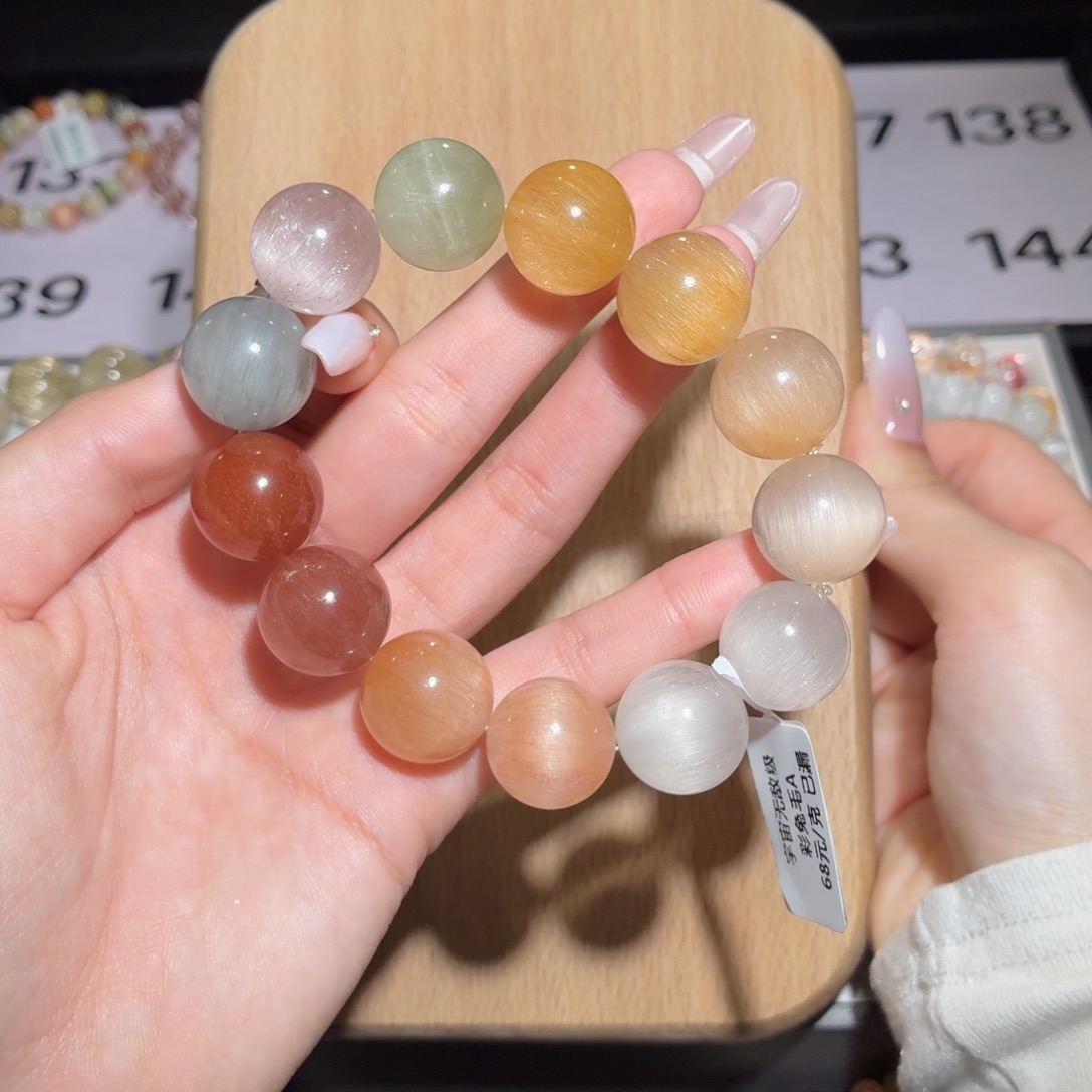 水晶手链未镶嵌135号多样性发一B 17+