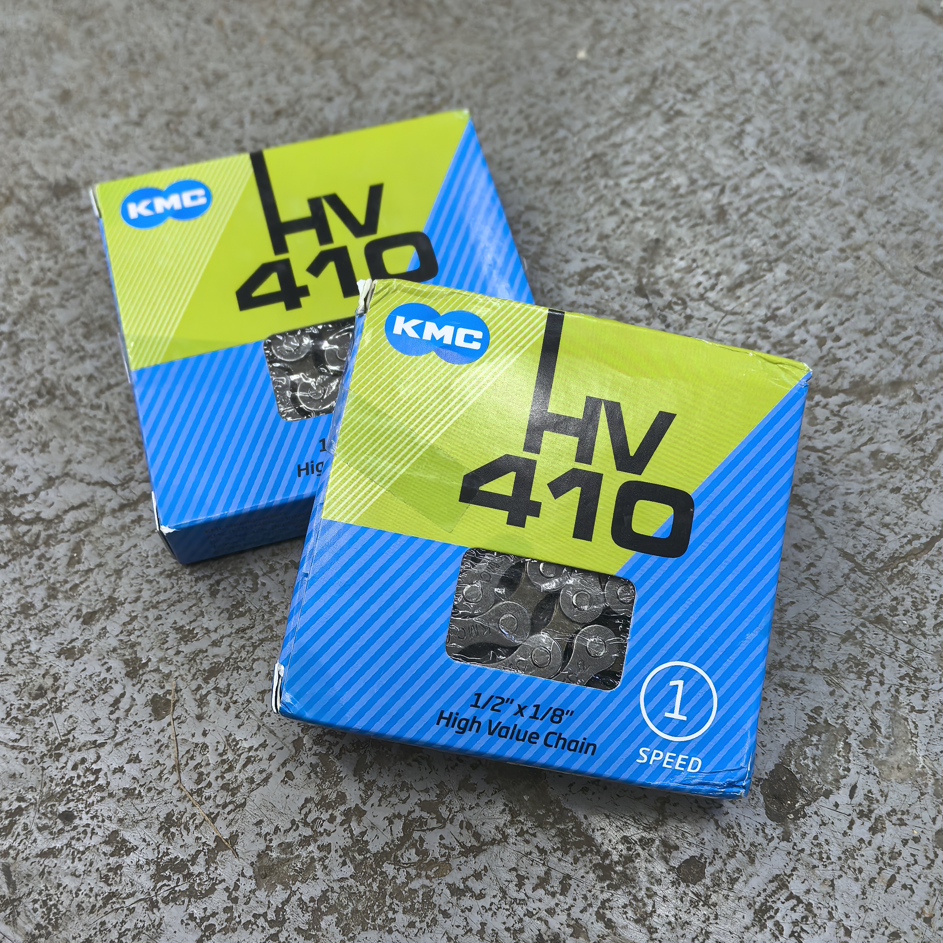 KMC土坡单速链条HV410  MX土坡街车动作死飞车专用链条