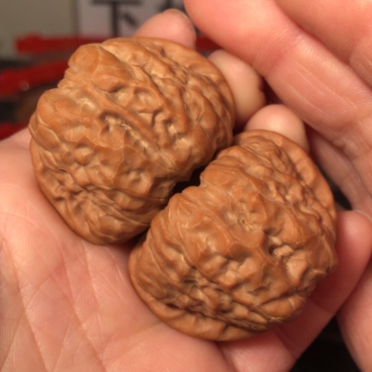 【闪购商品】文玩核桃把件蛤蟆头41