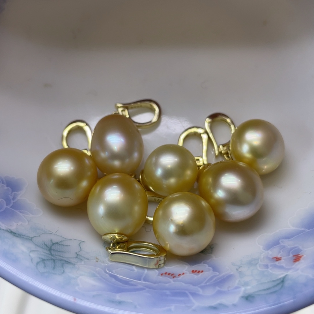 颈饰海水珍珠银S925镶嵌随机发一