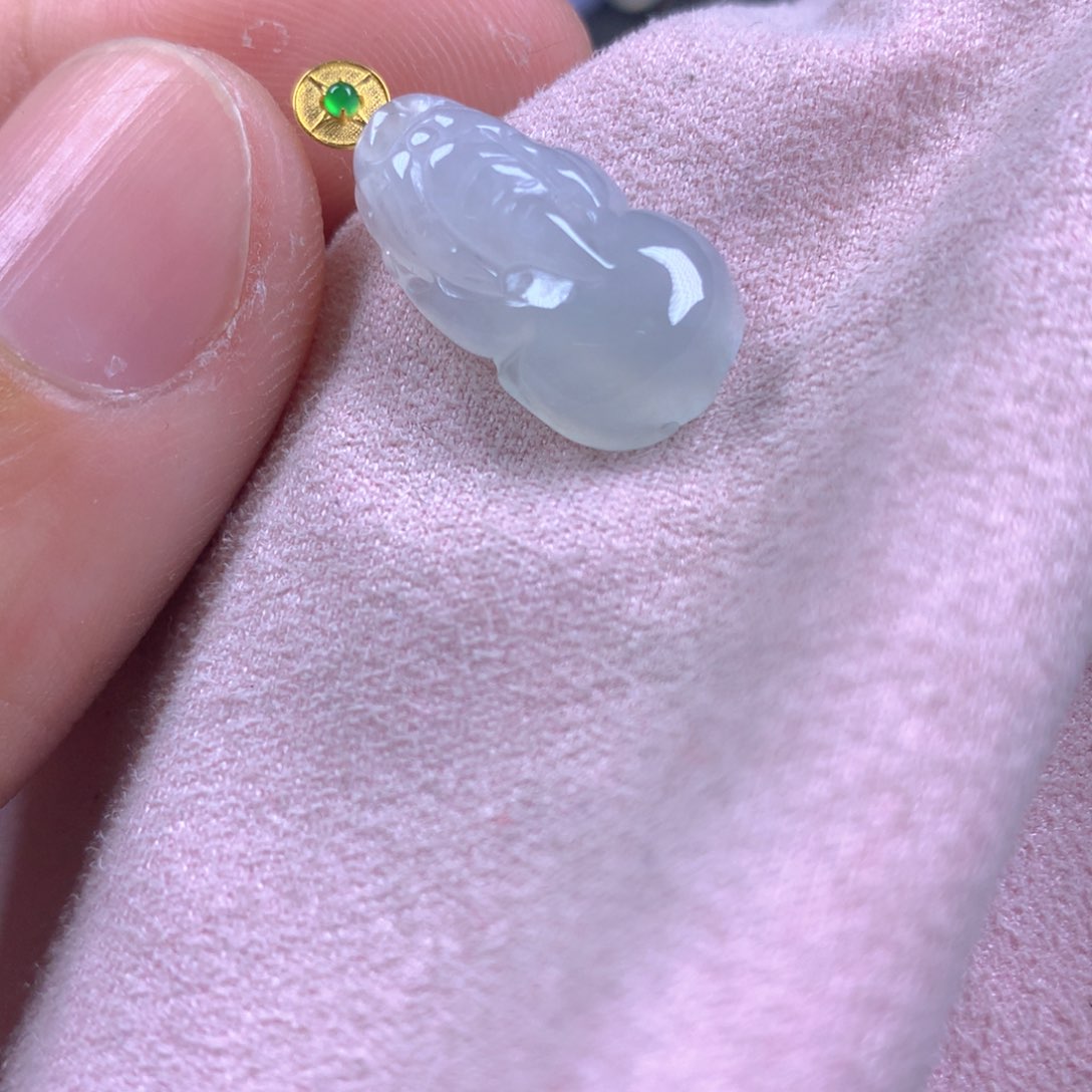 【闪购商品】翡翠颈饰18K金镶嵌翡翠