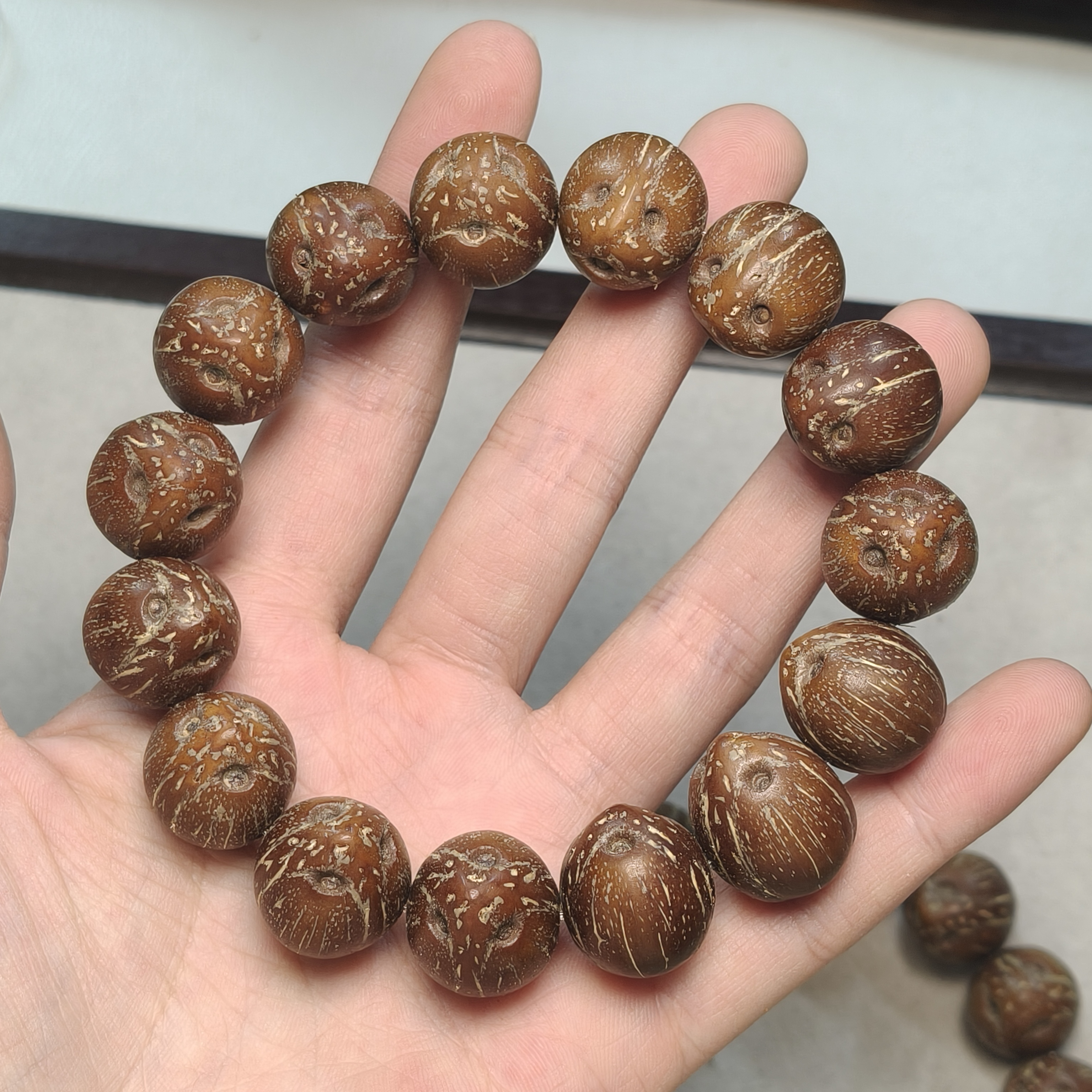 A380 猫鼠游戏原皮紫金鼠单圈手串(多样性发其一)