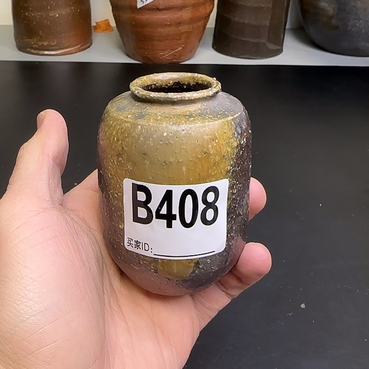 备前烧作品备前烧粘窑