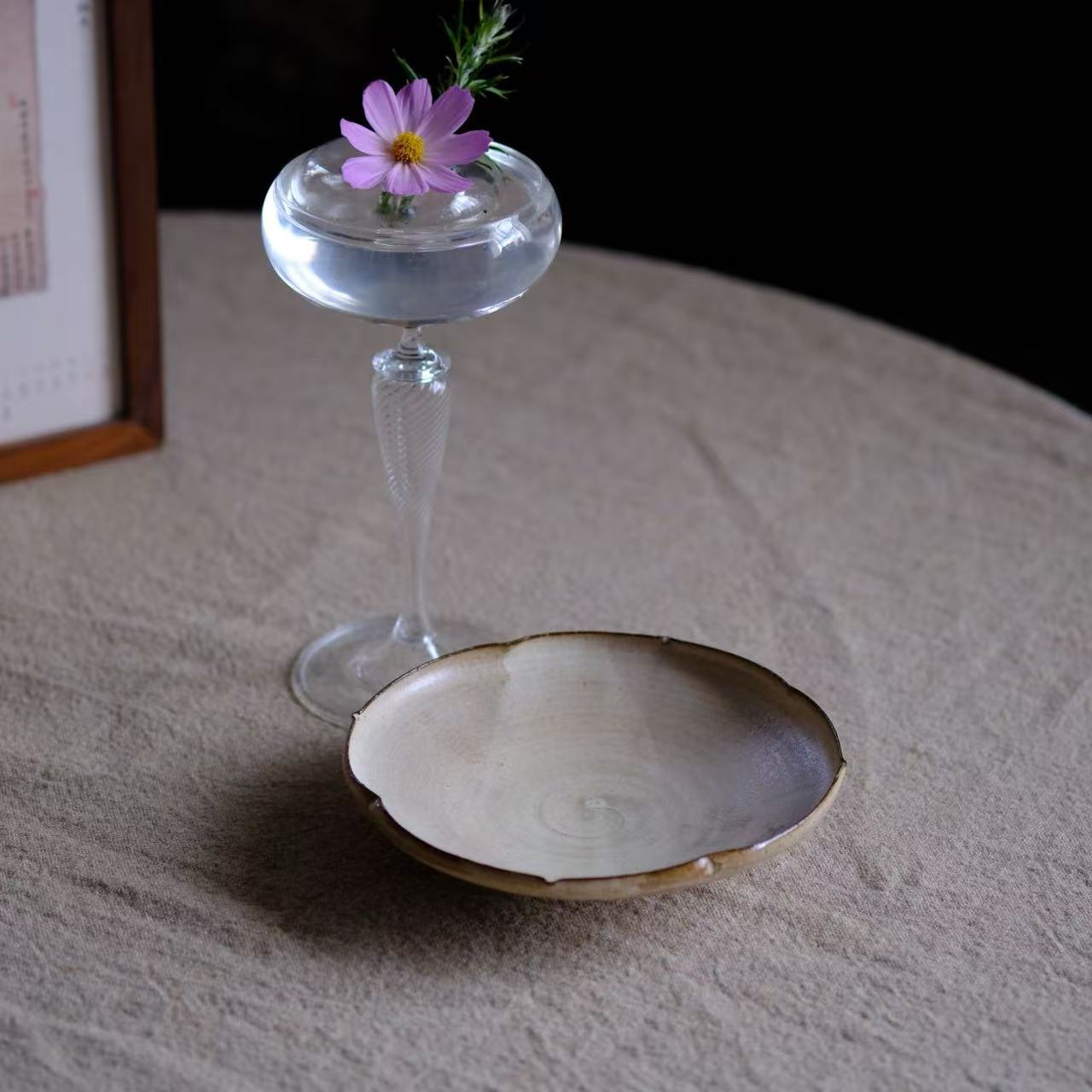 小喜宅 (微瑕)浮光莲莲钵（口径约14.5cm）