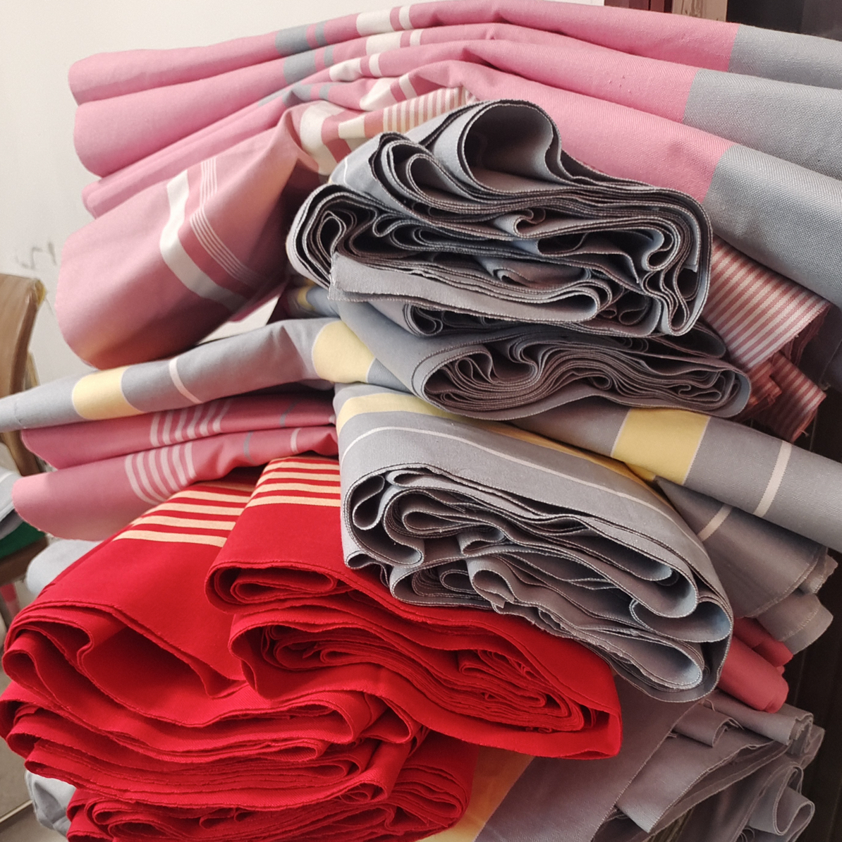 纯手工老粗布床单   一物一拍链接   