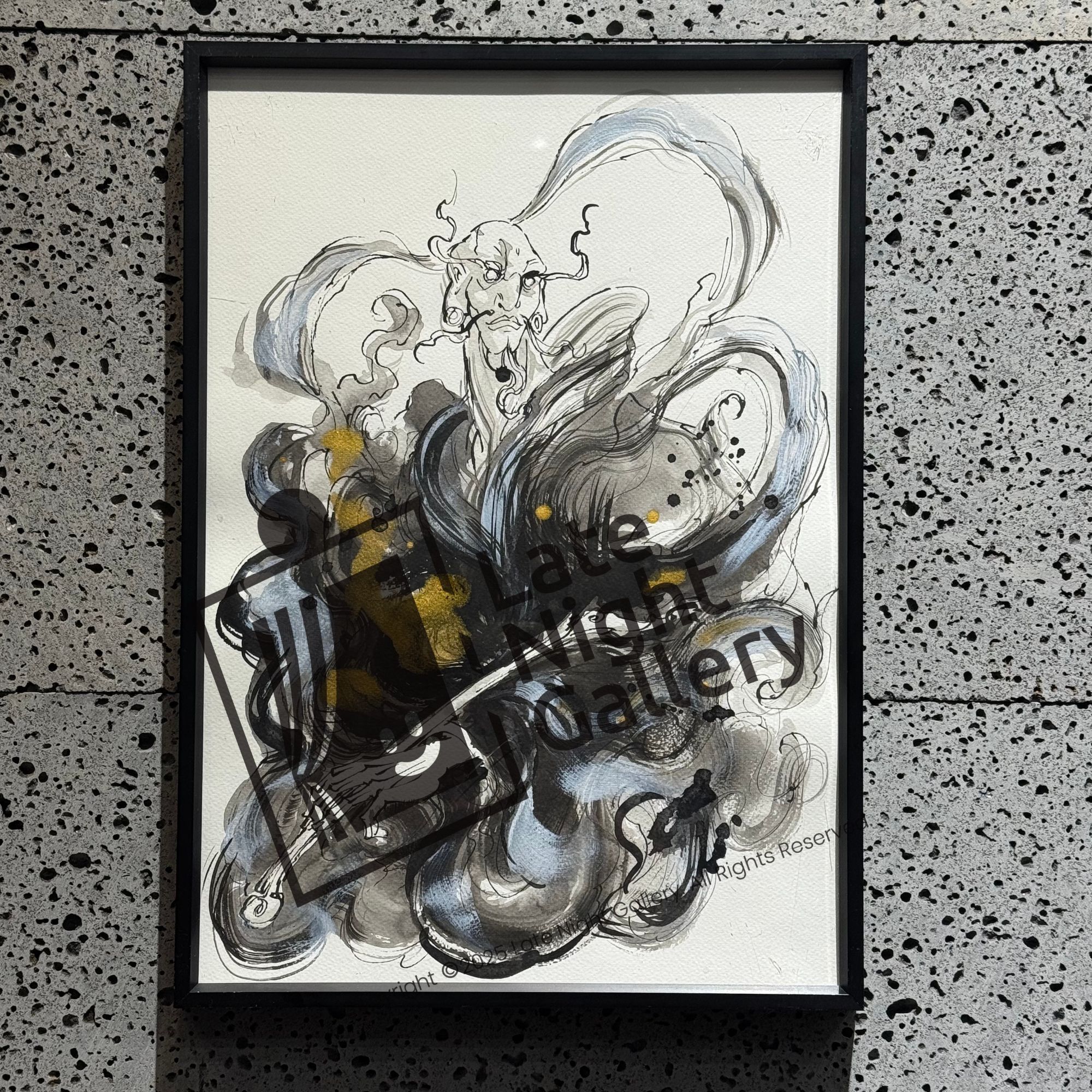 【小泉·A3铝框手稿原稿】（不定时放库存）