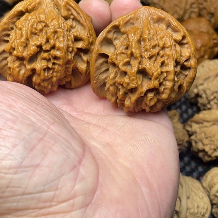 今***八文玩核桃把件50+异形官帽