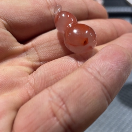 石英质玉（黄龙玉）合金手链