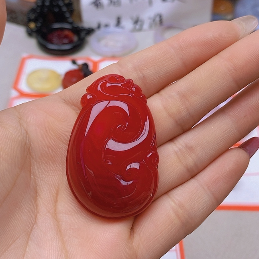 【闪购商品】未镶嵌玛瑙/玉髓珠宝半成品灿*