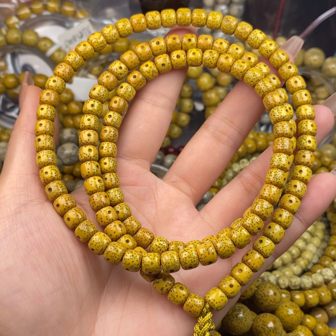 星月菩提吊坠6x7大眼睛小细星108