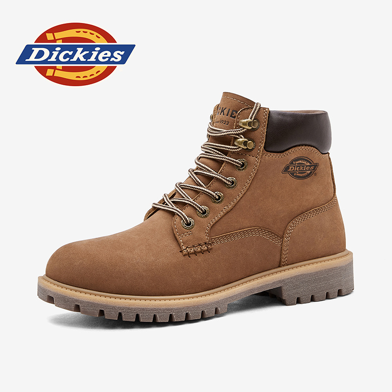 Dickies秋季新款马丁靴休闲英伦风增高百搭复古时尚百搭工装靴
