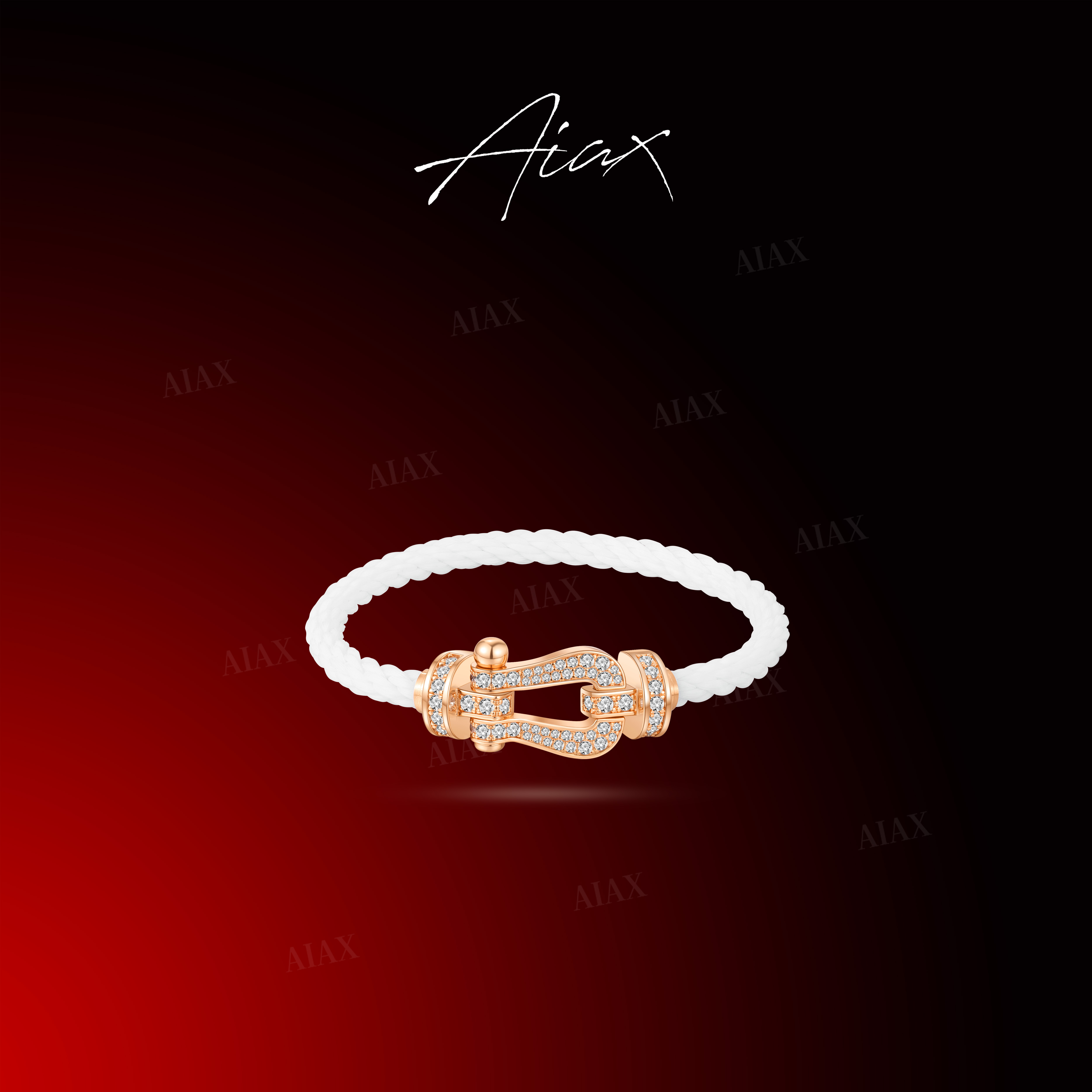 AIAX 镀K金2025新款春上新轻奢高级感马蹄手链首饰女款TSS7266