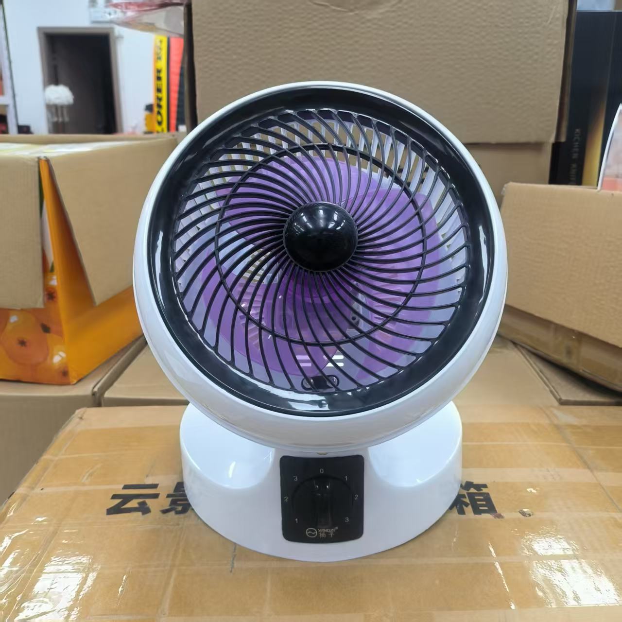 桌面电风扇迷你款插电式台式复古风扇网红办公室