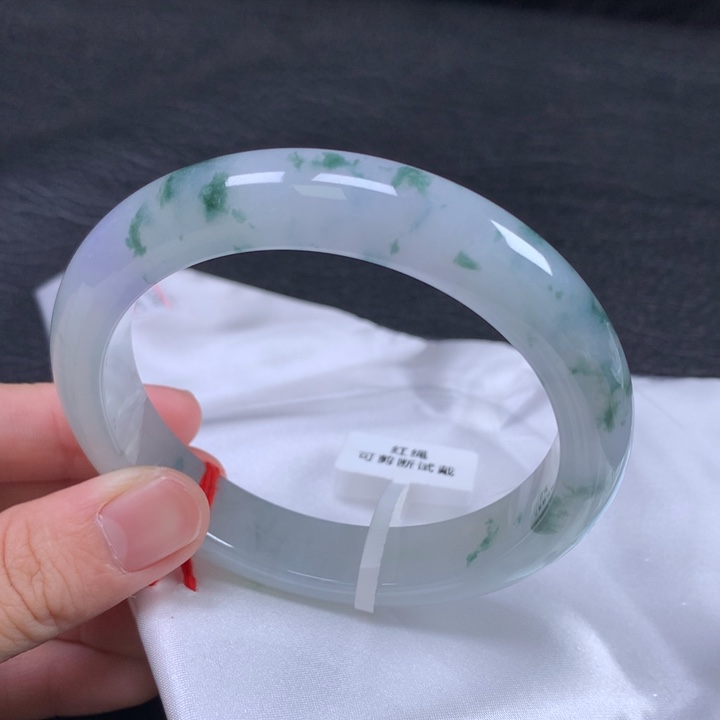 翡翠未镶嵌手镯61-62 