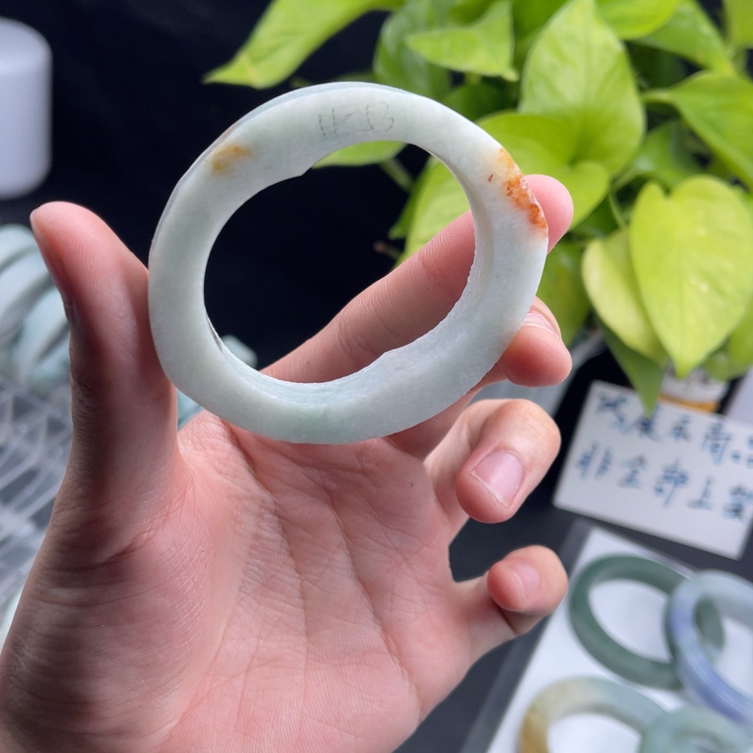 【闪购商品】定制翡翠50_56贵妃纹裂推荐未镶嵌