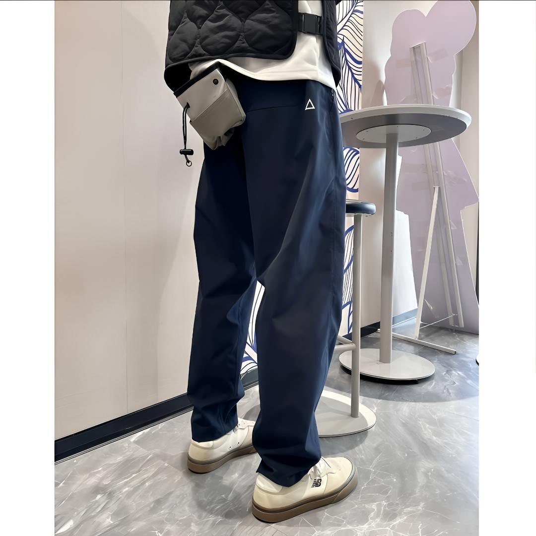 25新款机能小三角白标宽松锥形美式工装裤男女同款休闲裤#24098